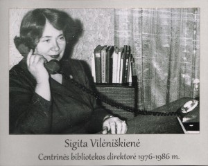 Sigita Vilėniškienė 1976 – 1986 m.    